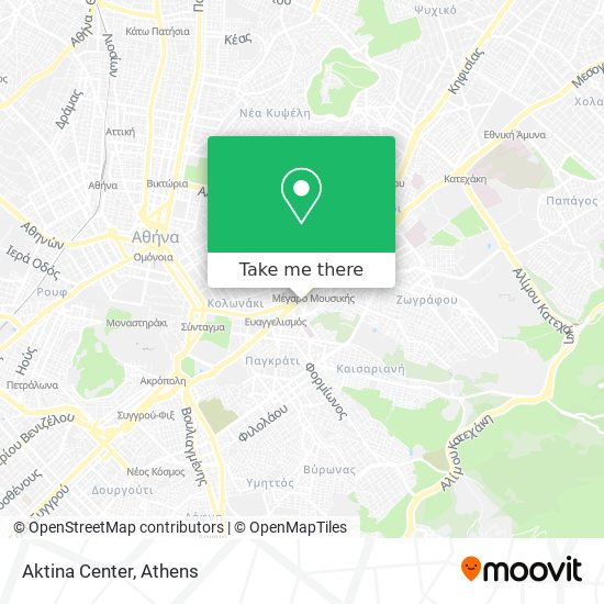 Aktina Center map