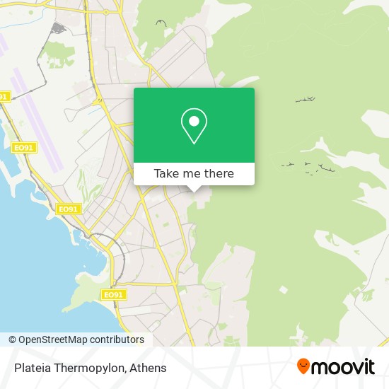 Plateia Thermopylon map