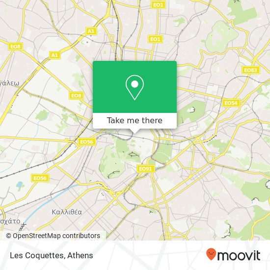 Les Coquettes map