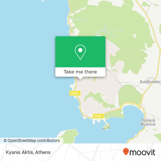 Kyanis Aktis map