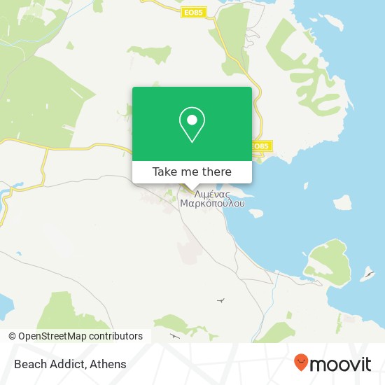 Beach Addict map