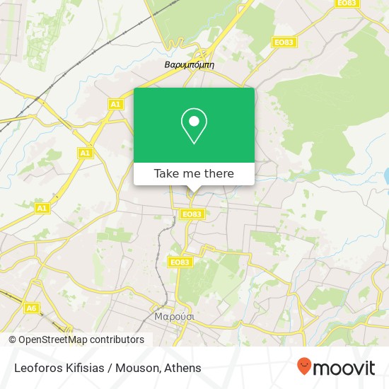 Leoforos Kifisias / Mouson map