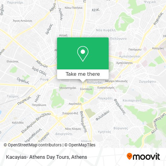 Kacayias- Athens Day Tours map