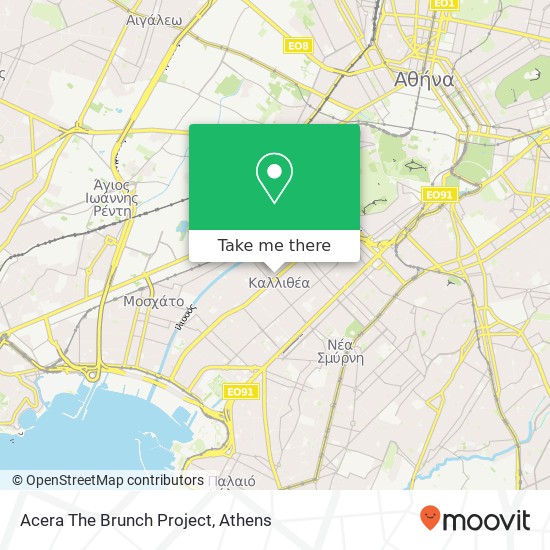 Acera The Brunch Project map