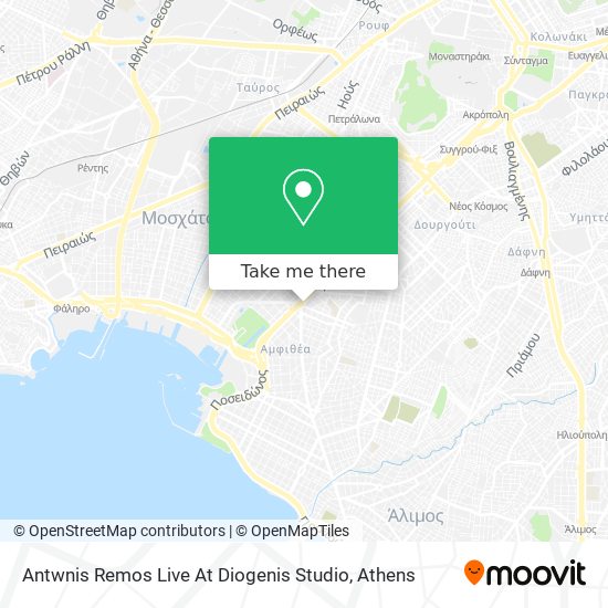 Antwnis Remos Live At Diogenis Studio map