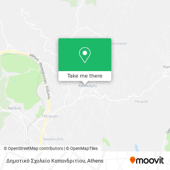 Δημοτικό Σχολείο Καπανδριτίου map