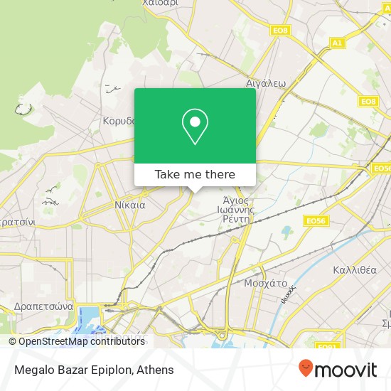 Megalo Bazar Epiplon map