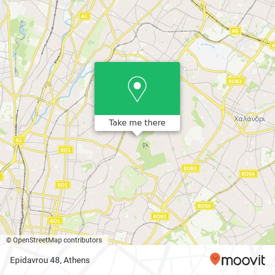 Epidavrou 48 map