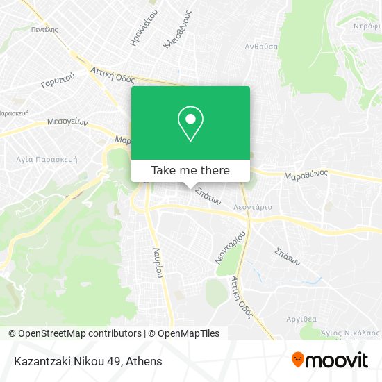 Kazantzaki Nikou 49 map
