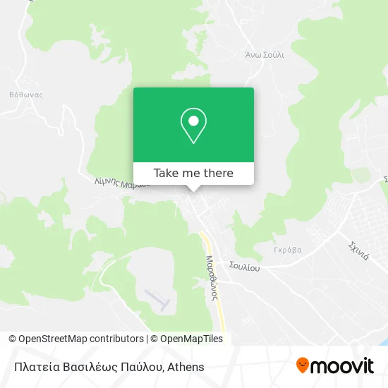 Πλατεία Βασιλέως Παύλου map