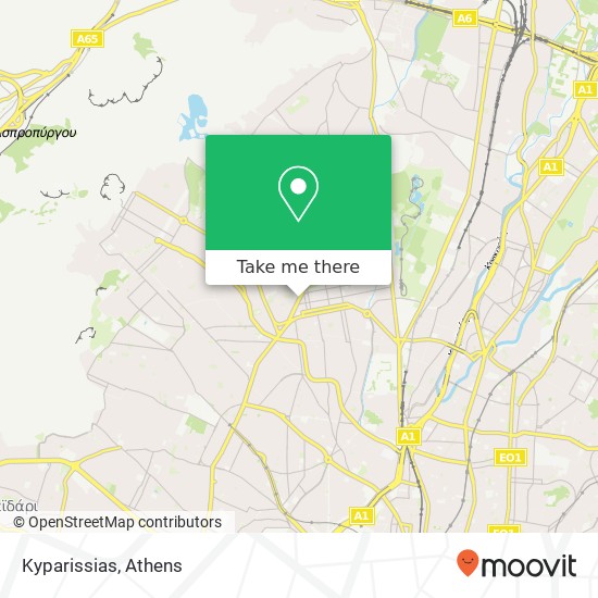 Kyparissias map