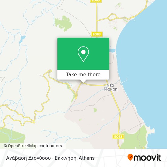 Ανάβαση Διονύσου - Εκκίνηση map