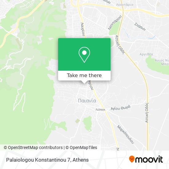 Palaiologou Konstantinou 7 map