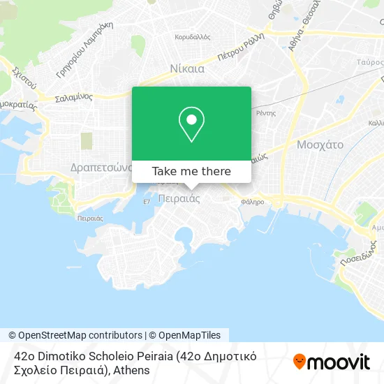 42o Dimotiko Scholeio Peiraia (42ο Δημοτικό Σχολείο Πειραιά) map