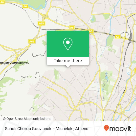 Scholi Chorou Gouvianaki - Michelaki map