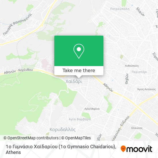 1ο Γυμνάσιο Χαϊδαρίου (1o Gymnasio Chaidariou) map