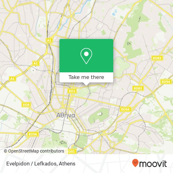 Evelpidon / Lefkados map