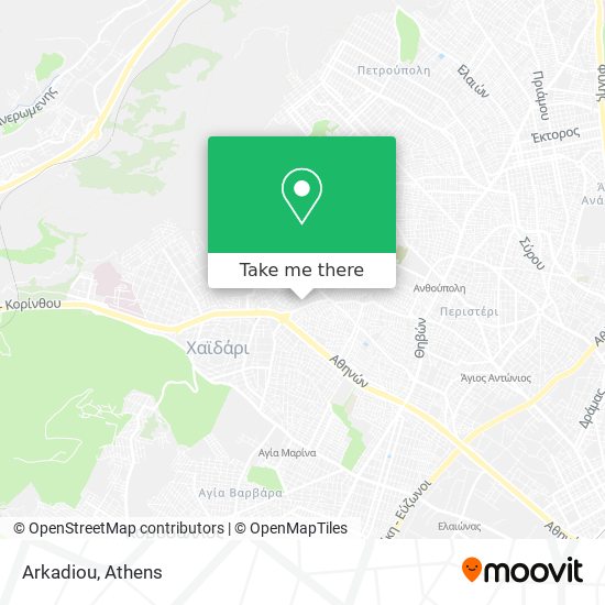 Arkadiou map