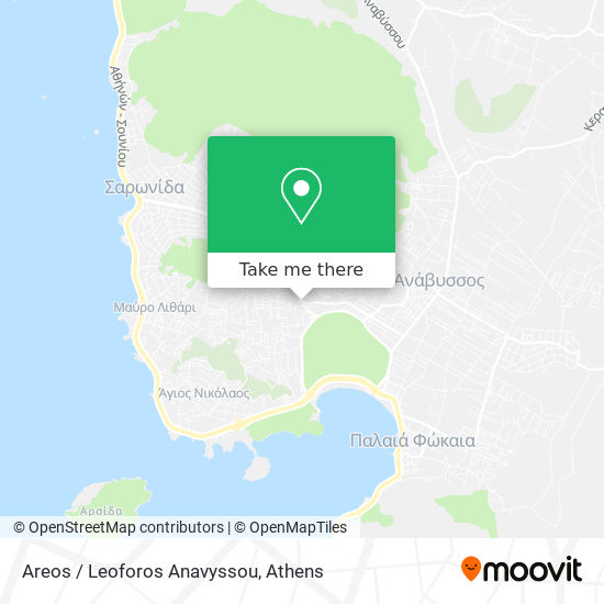 Areos / Leoforos Anavyssou map