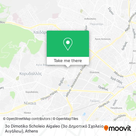 3o Dimotiko Scholeio Aigaleo (3ο Δημοτικό Σχολείο Αιγάλεω) map