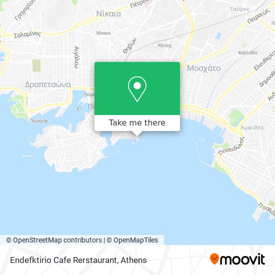 Endefktirio Cafe Rerstaurant map