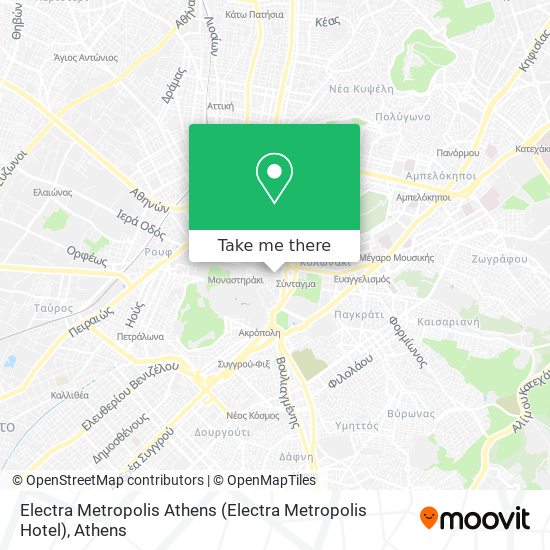 Electra Metropolis Athens (Electra Metropolis Hotel) map