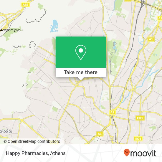 Happy Pharmacies map
