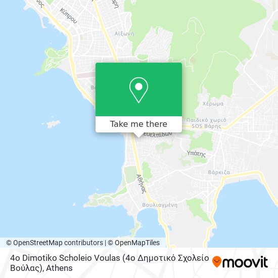 4o Dimotiko Scholeio Voulas (4ο Δημοτικό Σχολείο Βούλας) map