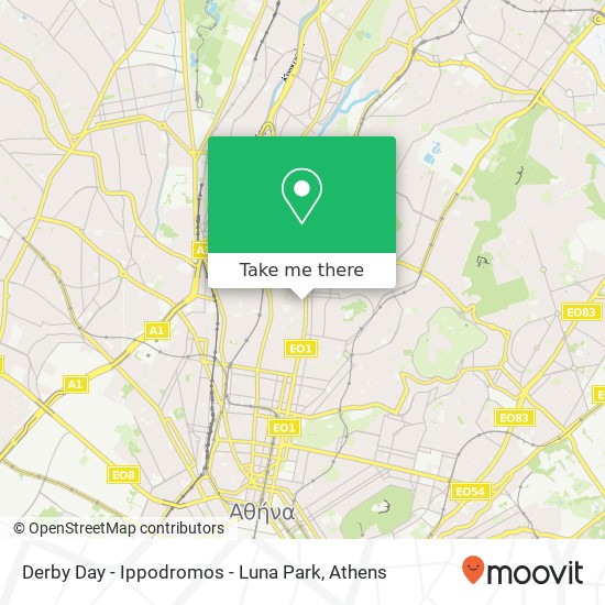 Derby Day - Ippodromos - Luna Park map