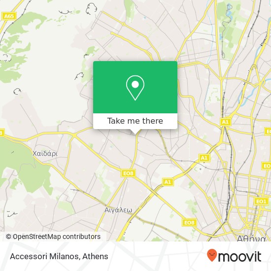 Accessori Milanos map