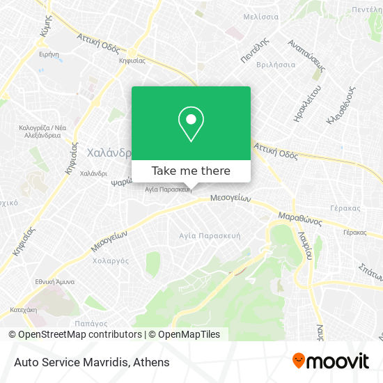 Auto Service Mavridis map