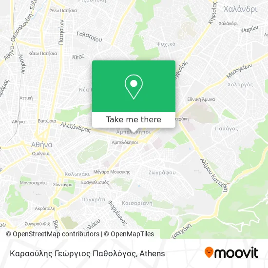 Καραούλης Γεώργιος Παθολόγος map