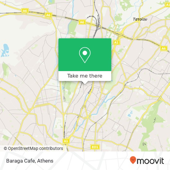 Baraga Cafe map