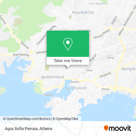 Agia Sofia Peiraia map