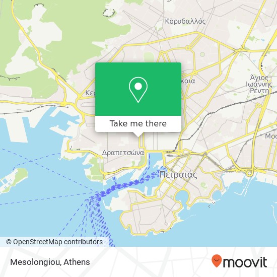 Mesolongiou map