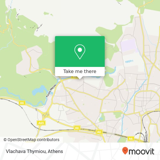 Vlachava Thymiou map