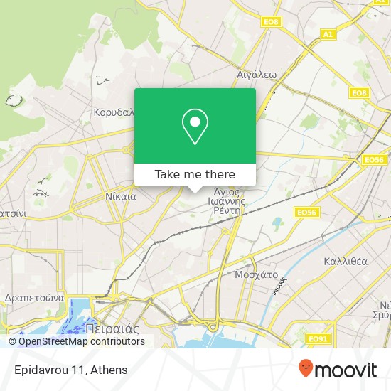 Epidavrou 11 map