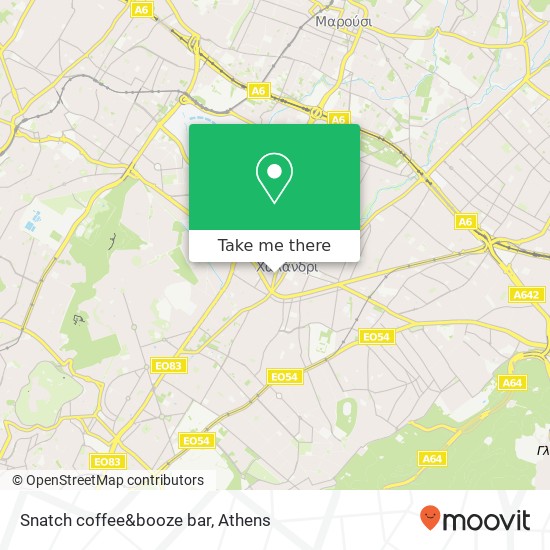 Snatch coffee&booze bar map
