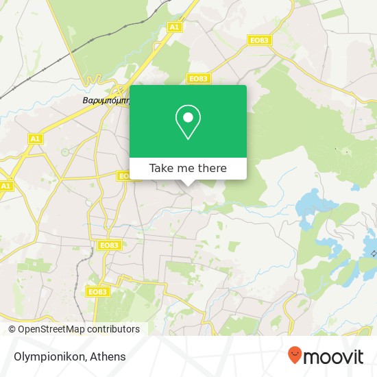 Olympionikon map