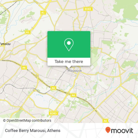 Coffee Berry Marousi map