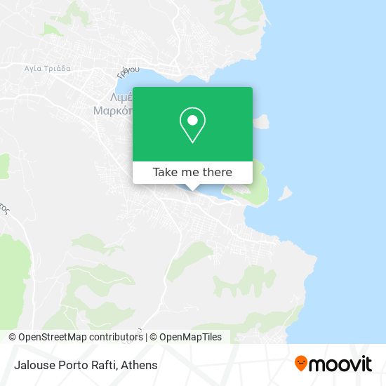Jalouse Porto Rafti map
