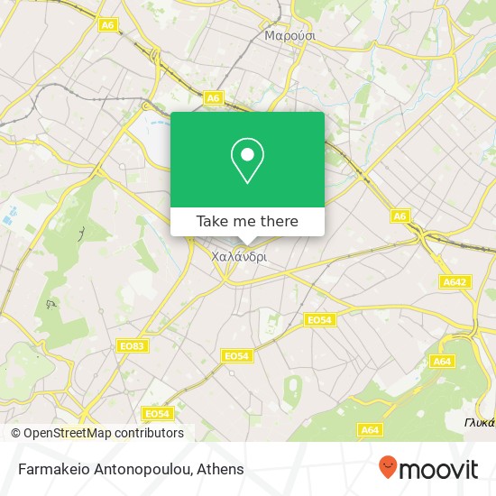 Farmakeio Antonopoulou map