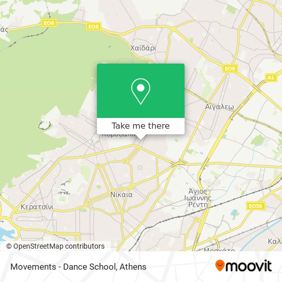 Movements - Dance School map