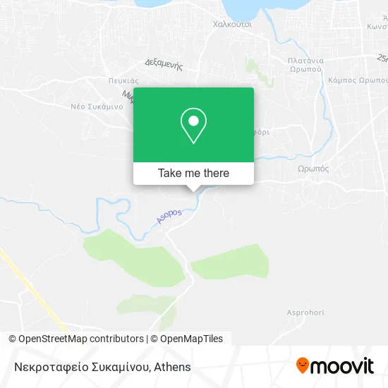 Νεκροταφείο Συκαμίνου map