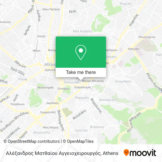 Αλέξανδρος Ματθαίου Αγγειοχειρουργός map