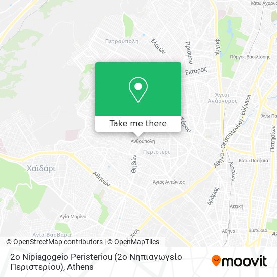 2o Nipiagogeio Peristeriou (2ο Νηπιαγωγείο Περιστερίου) map