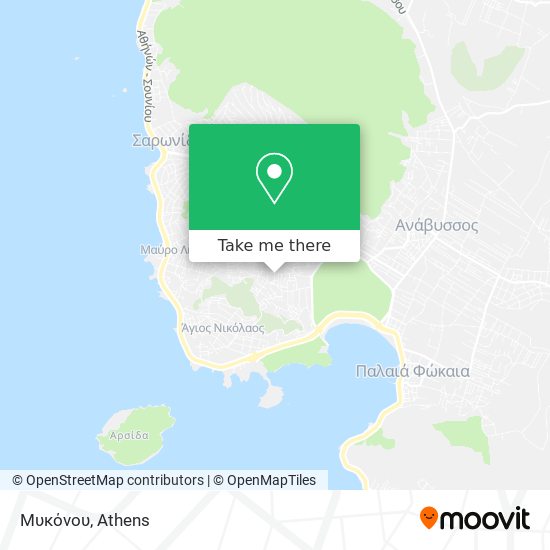 Μυκόνου map