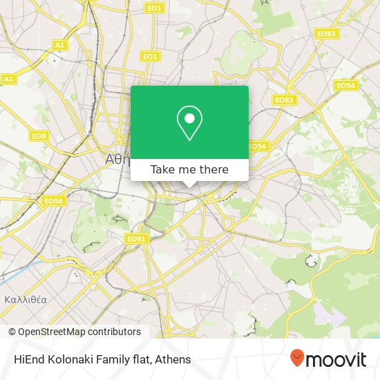 HiEnd Kolonaki Family flat map