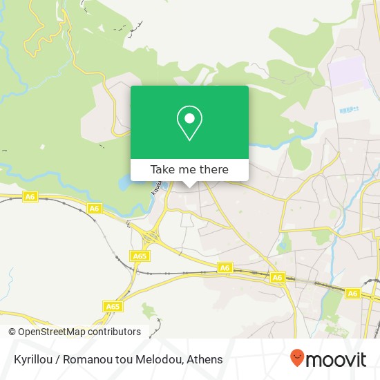 Kyrillou / Romanou tou Melodou map