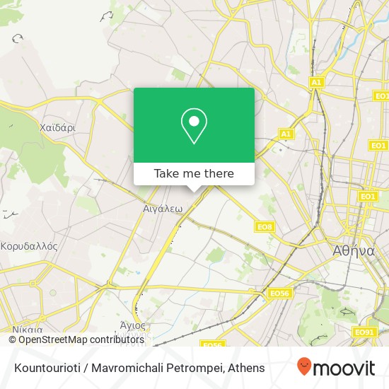 Kountourioti / Mavromichali Petrompei map